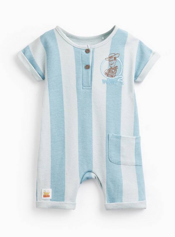 Blue Stripe Toy Story Print Romper 12-18 months